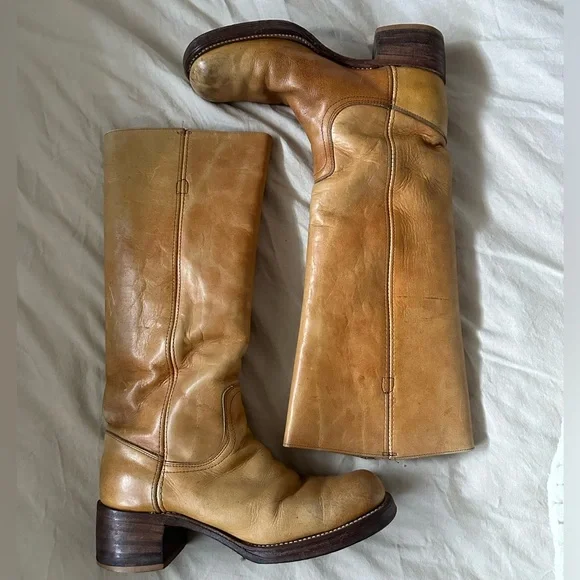 Vintage Frye Campus Boots - Picture 1 of 6